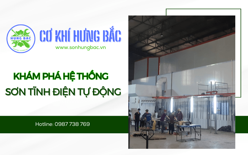 hệ thống sơn tĩnh điện tự động